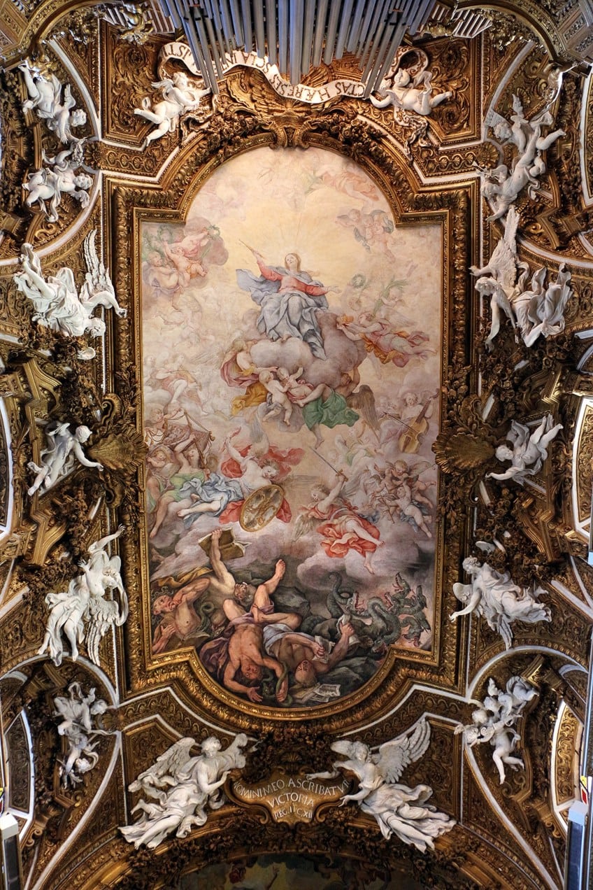 Bernini's Statue of Saint Teresa Ceiling