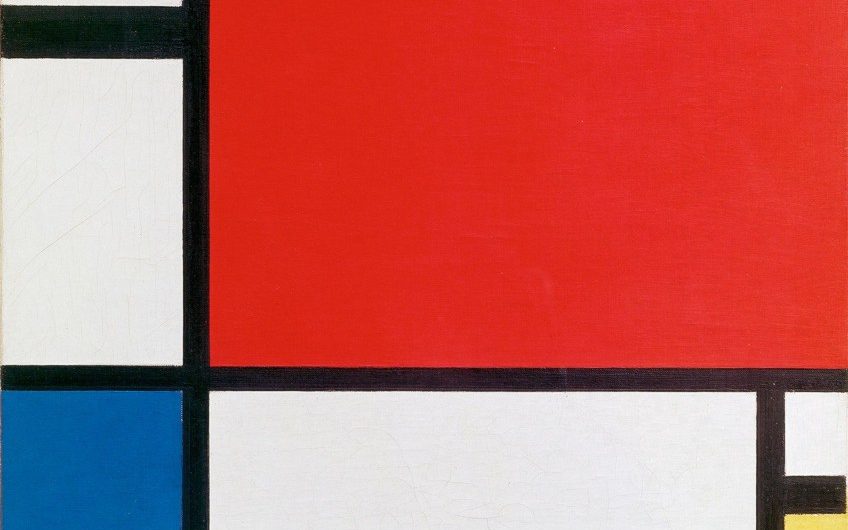Composition With Red Blue and Yellow Piet Mondrian