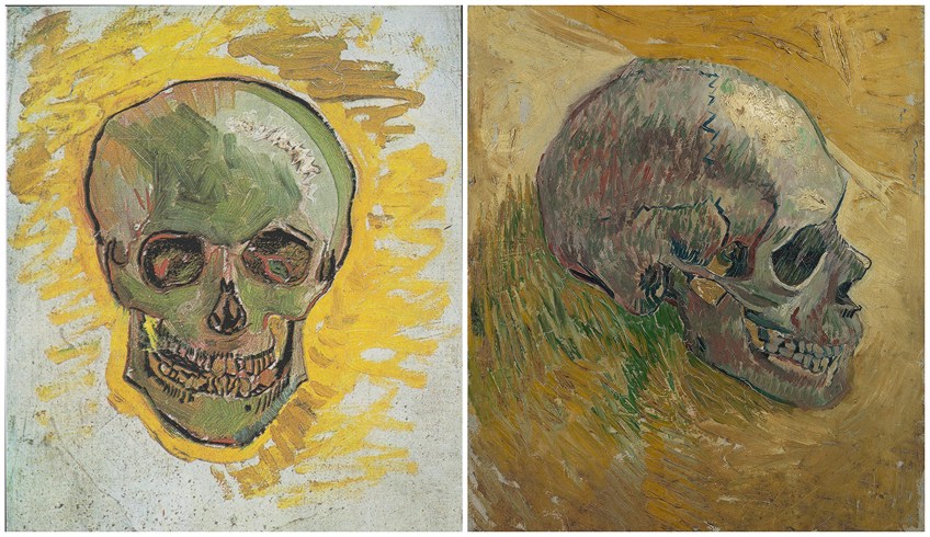 Early Van Gogh Skull Sketches