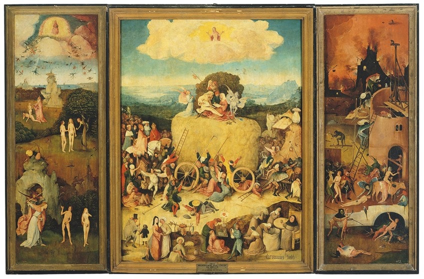 Famous Hieronymus Bosch Triptych