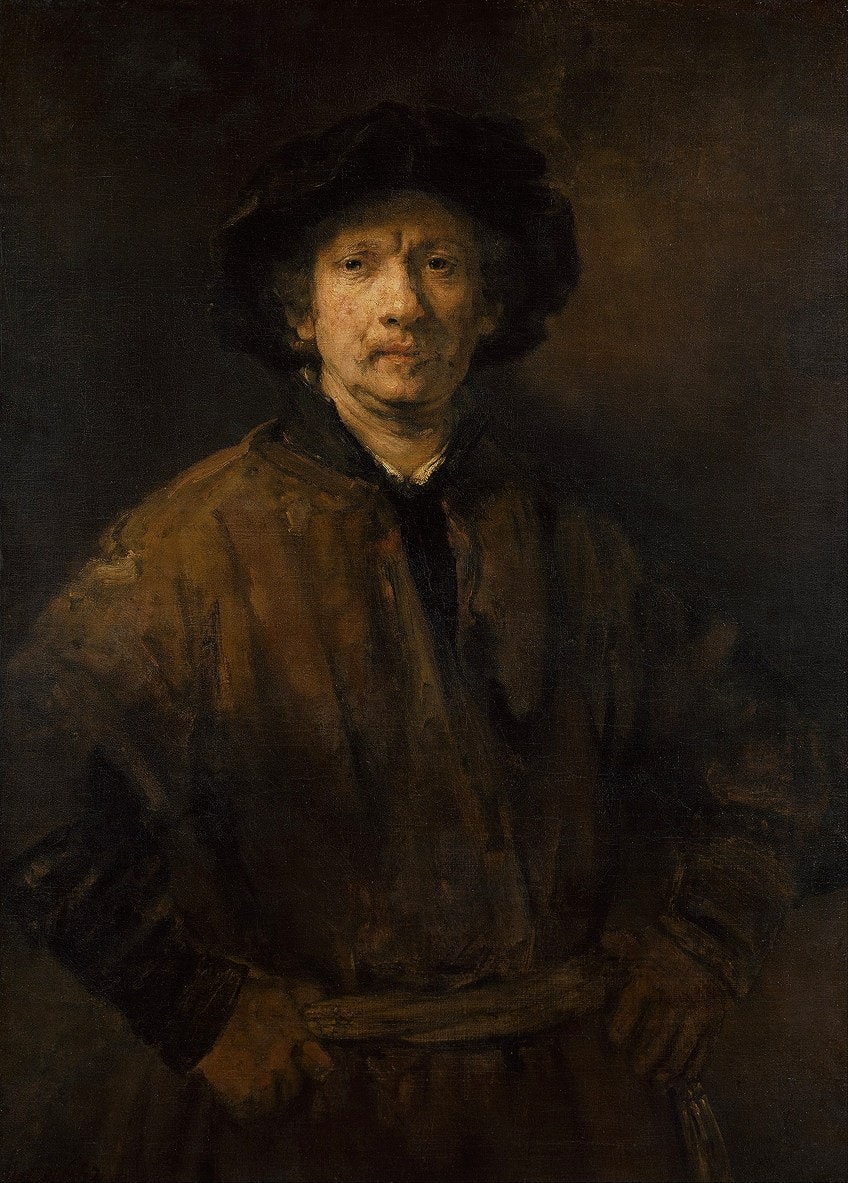 Famous Rembrandt Self-Portrait
