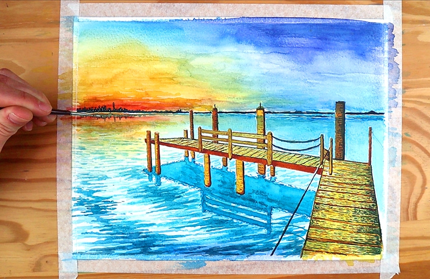 Painting with watercolor pencils: online course for beginners | STAEDTLER