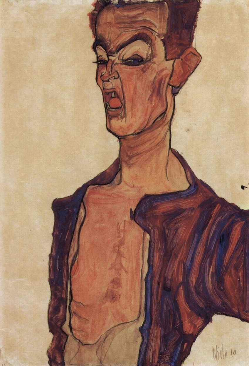 Schiele Self-Portrait