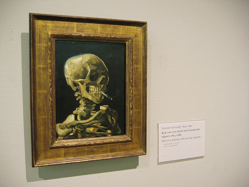 Van Gogh Skull Painting