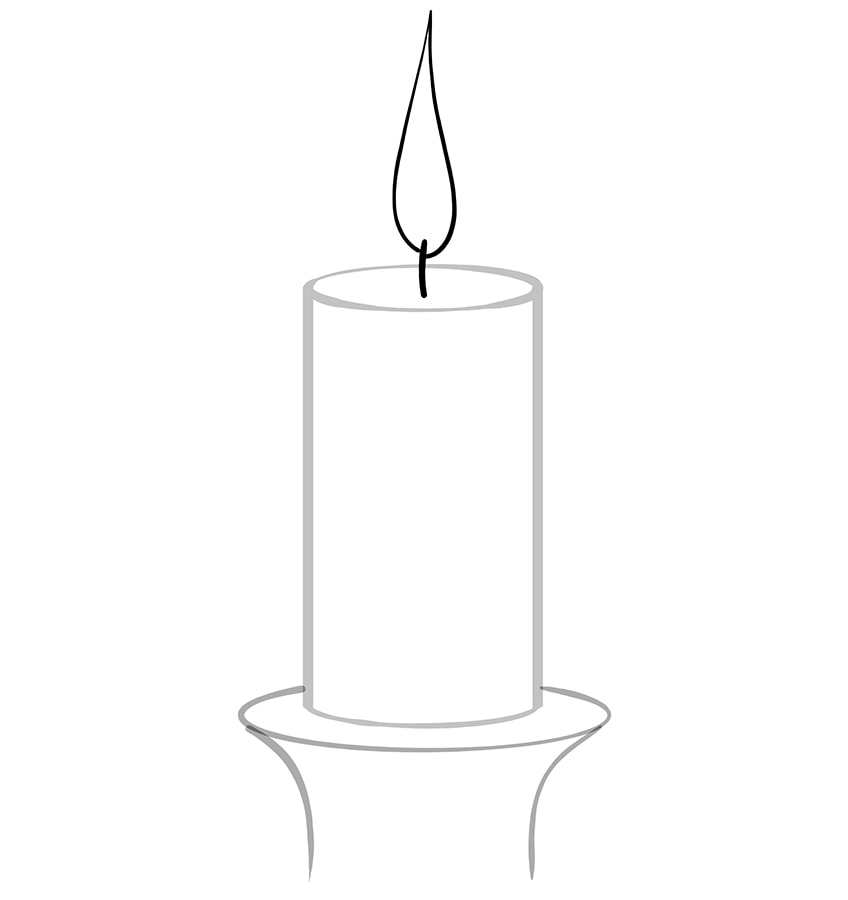 candle drawing 04