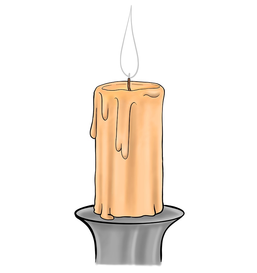 candle drawing 09