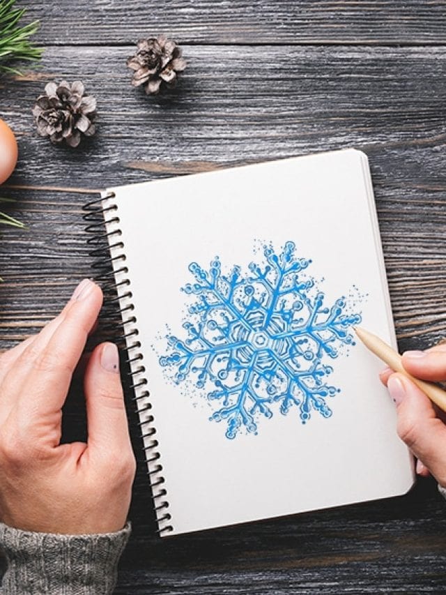 Snowflake Drawing – A Step-by-Step Guide!