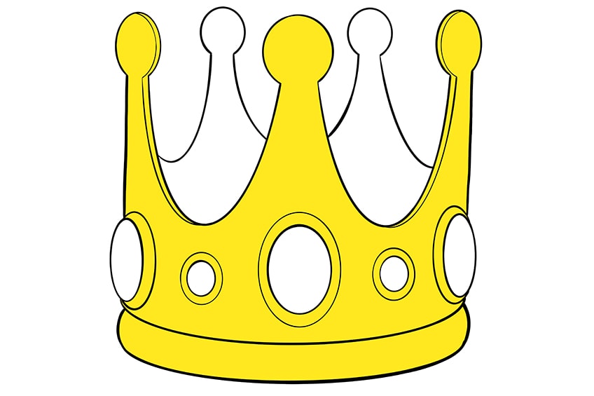 crown drawing 14