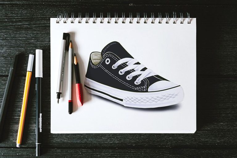 How to Draw Shoes – Step-by-Step Sneaker Drawing Guide