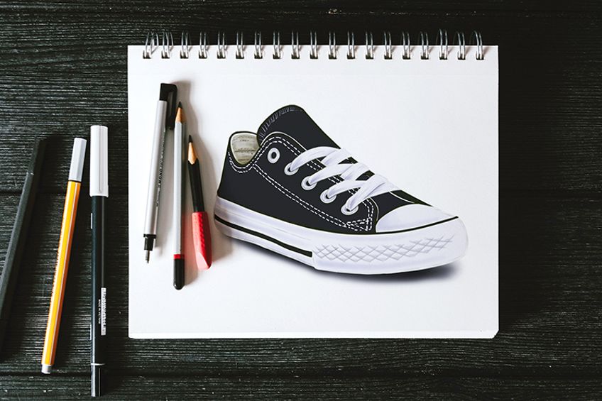 Koncentration klippe Børnehave How to Draw Shoes - Step-by-Step Sneaker Drawing Guide