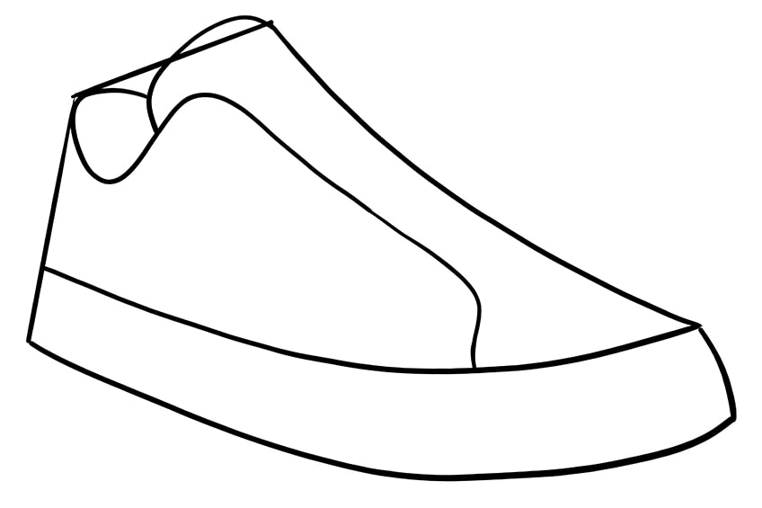 shoe drawing 08