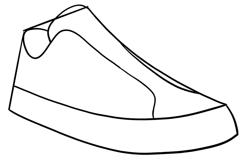 shoe drawing 09