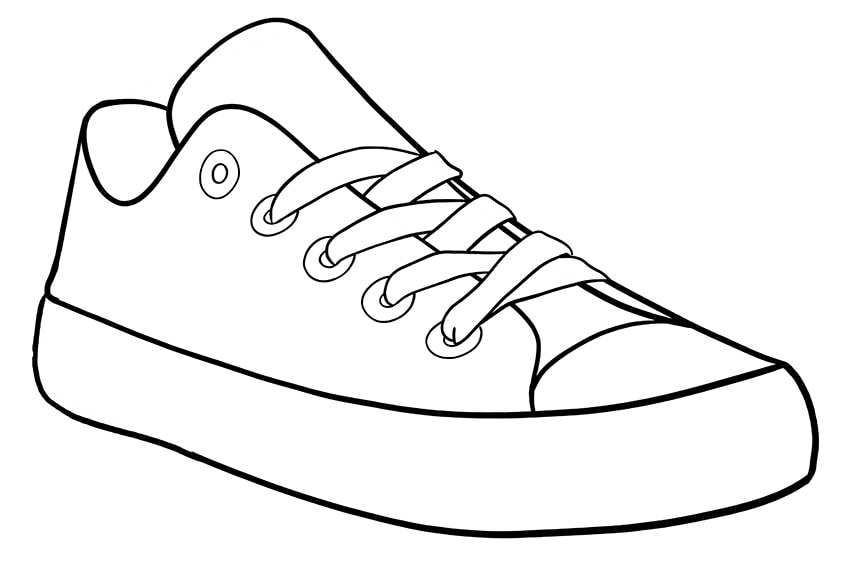 shoe drawing 13