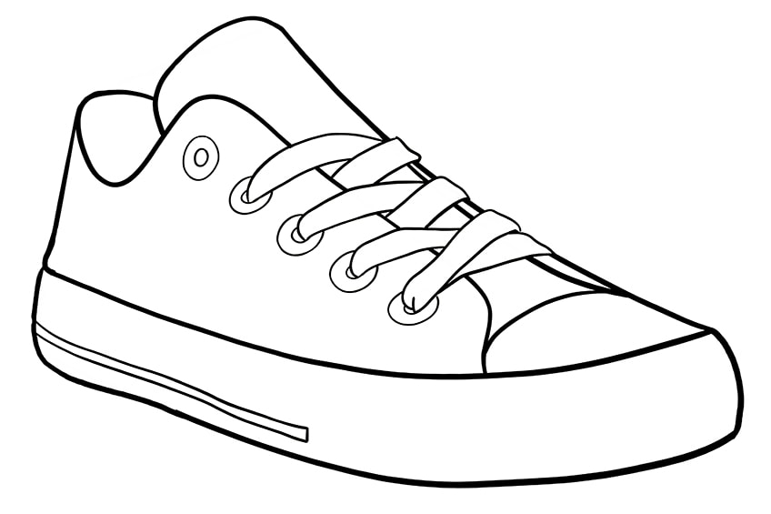 shoe drawing 14