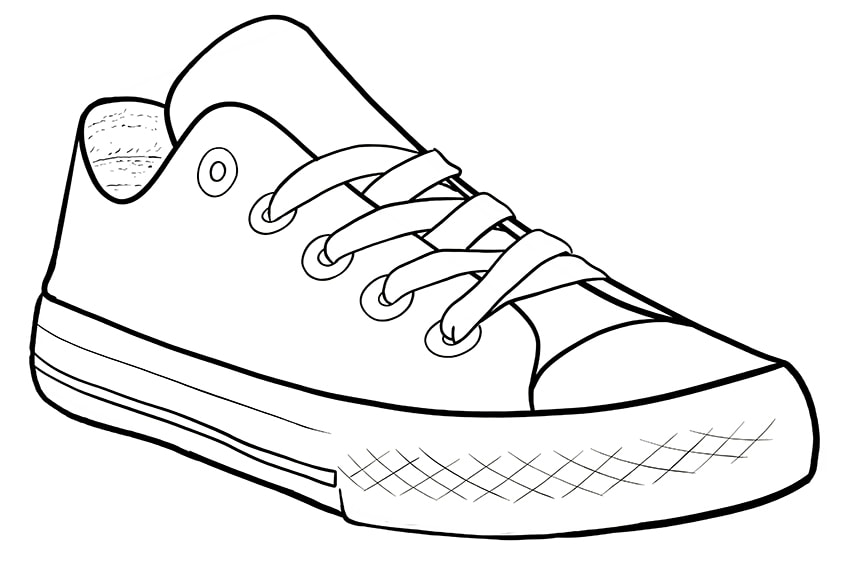 shoe drawing 15
