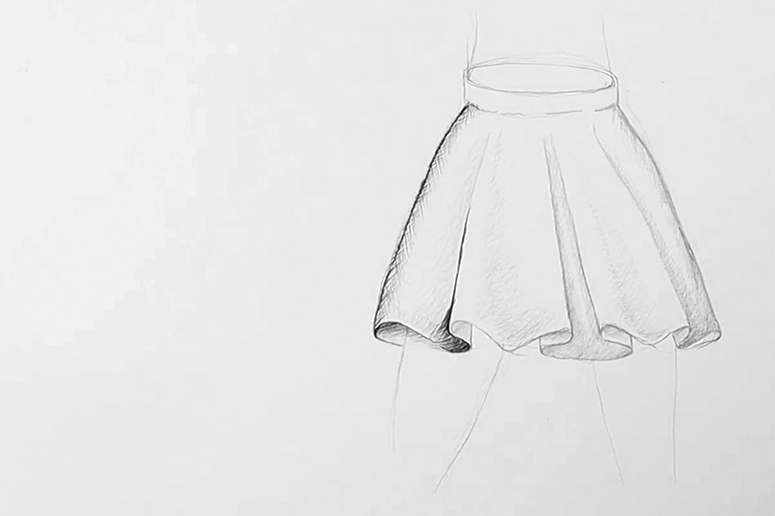 skirt drawing 09