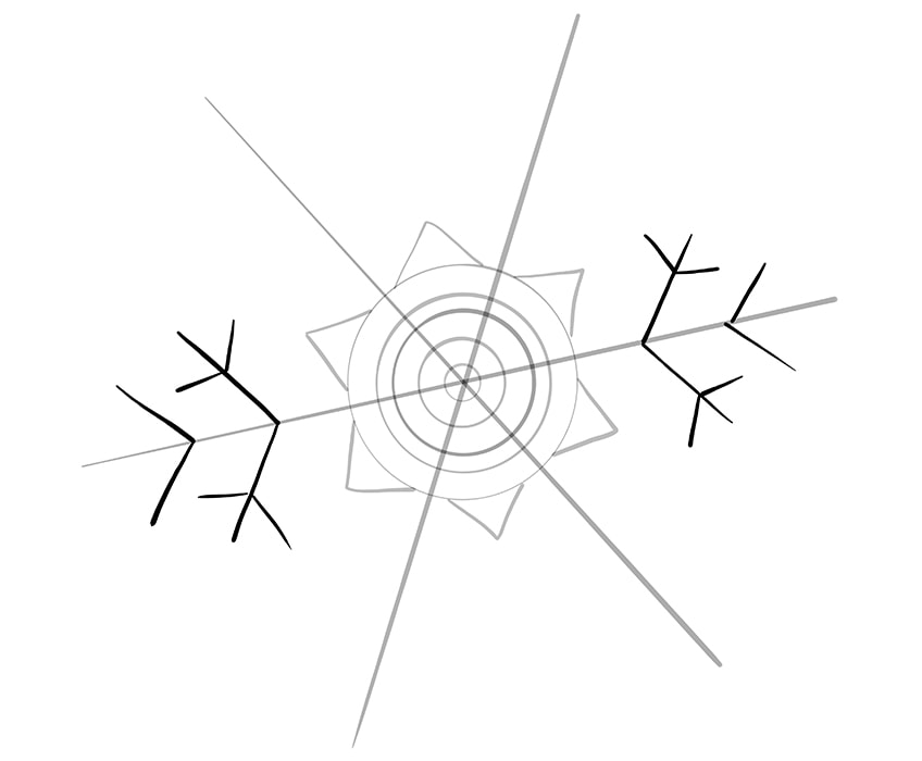 snowflake drawing 10