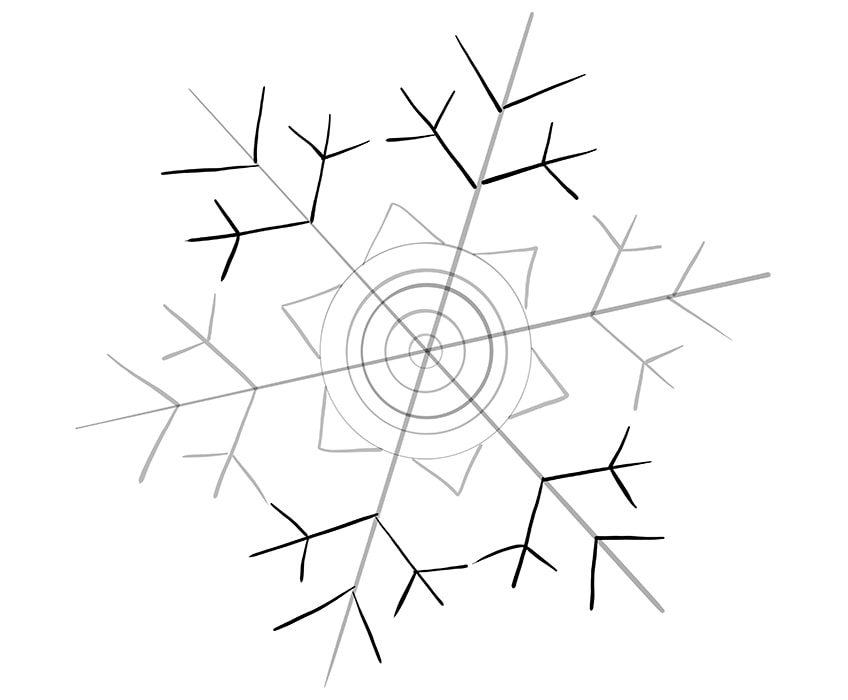 snowflake drawing 11