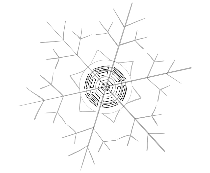 snowflake drawing 12
