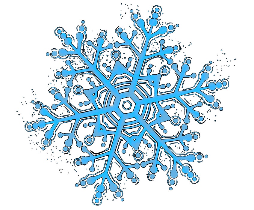 snowflake drawing 17
