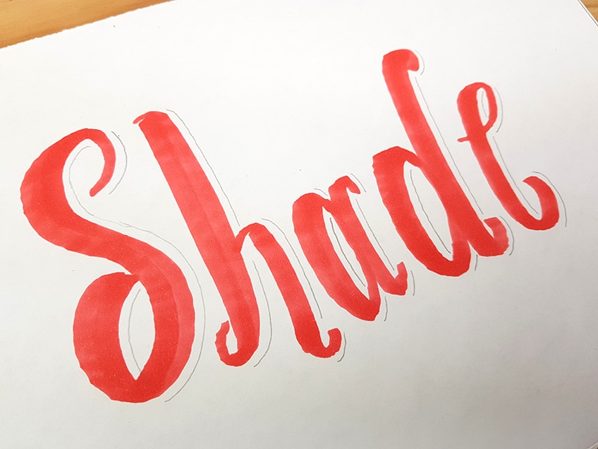 Easy Letter Shadowing 4