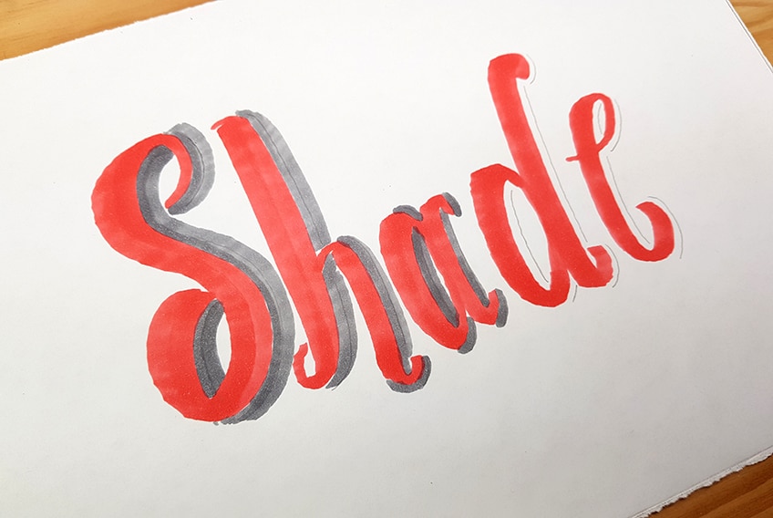 Easy Letter Shadowing 5