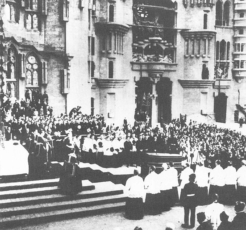 Funeral of Antoni Gaudi