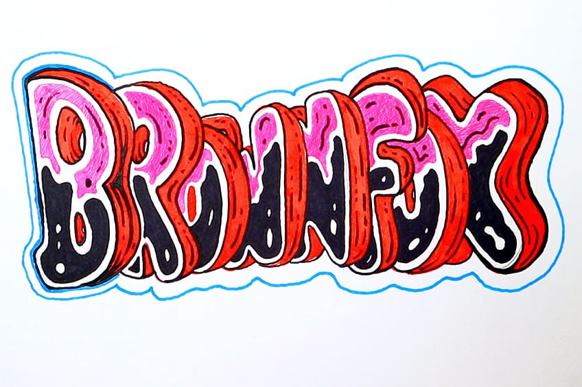 Graffiti Letters Drawing