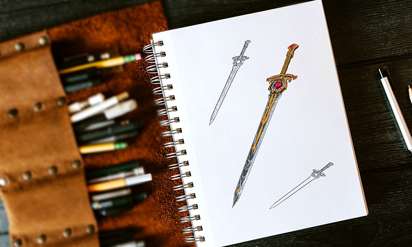 How to Draw a Sword - Create a Fun Drawing of a Sword