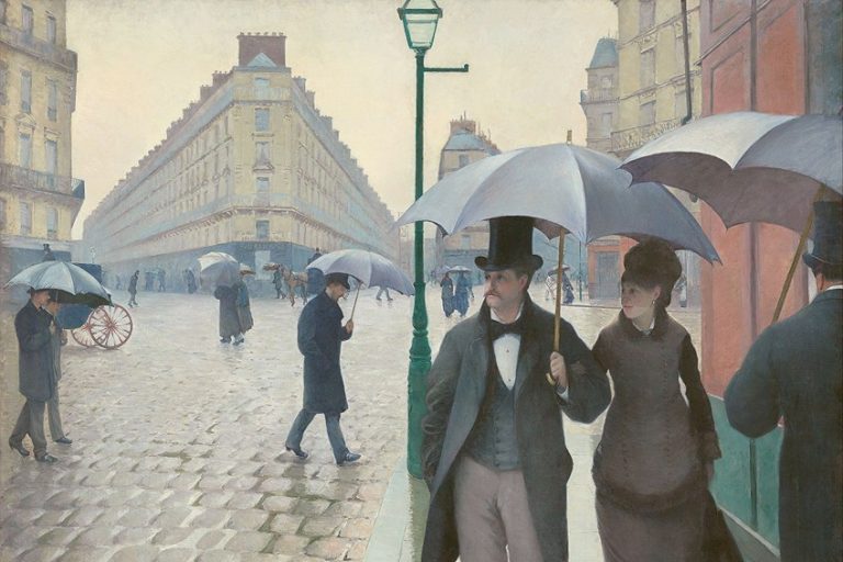 Paris Street; Rainy Day – Gustave Caillebotte’s Rainy Day Painting