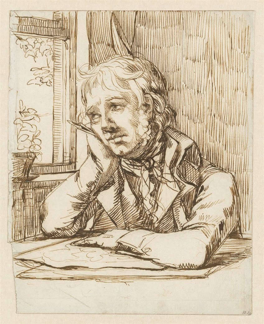 Portrait of Caspar David Friedrich