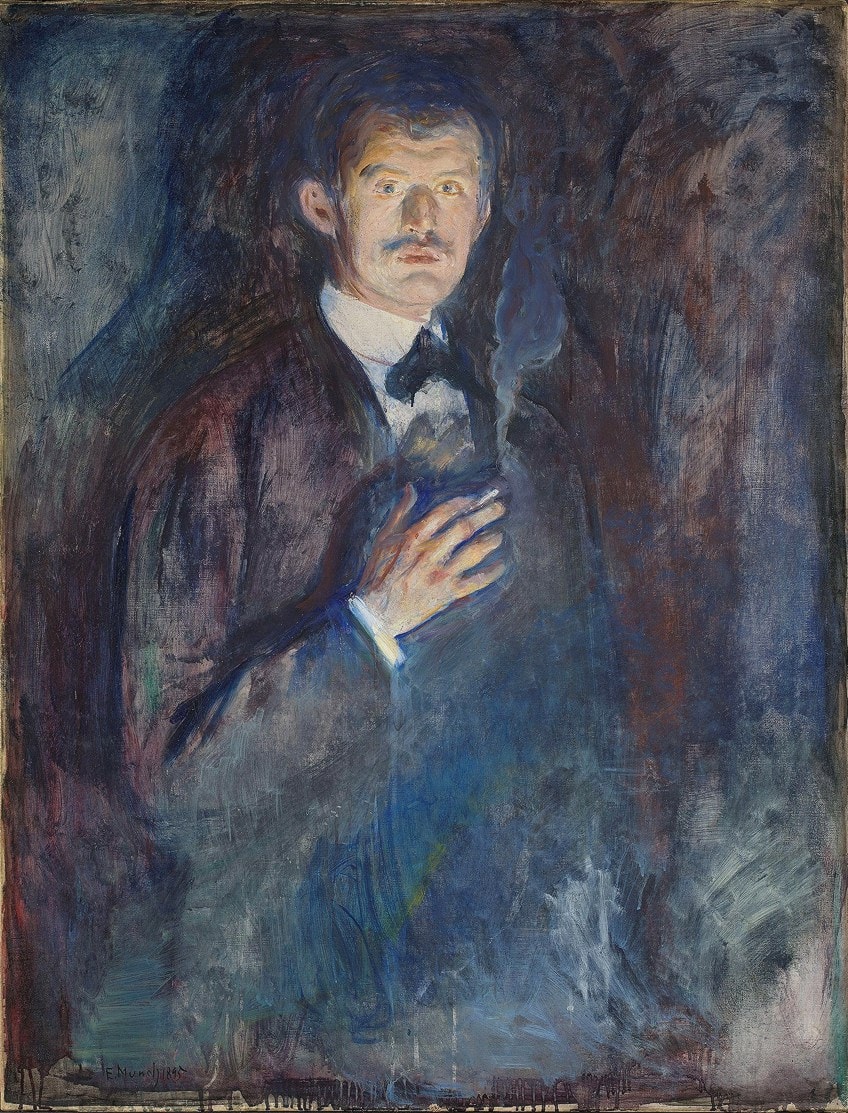 Portrait of Edvard Munch