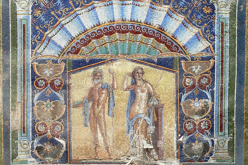Ancient Roman Mosaic And Tiles, What Is Mosaic Tile Made Out Of