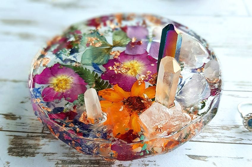 Roses in Clear Resin