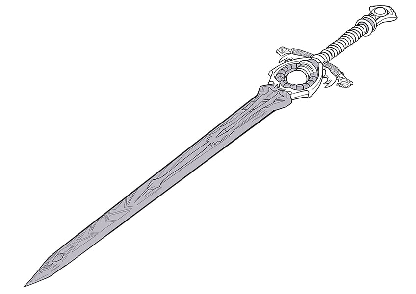 How to Draw a Sword - Create a Fun Drawing of a Sword