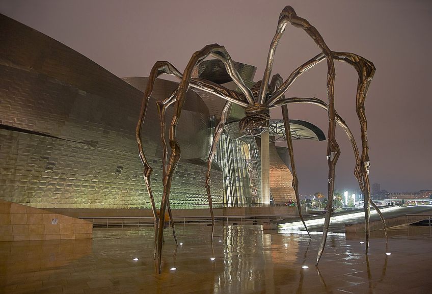 Louise Bourgeois: woven forms and spindly-legged spiders