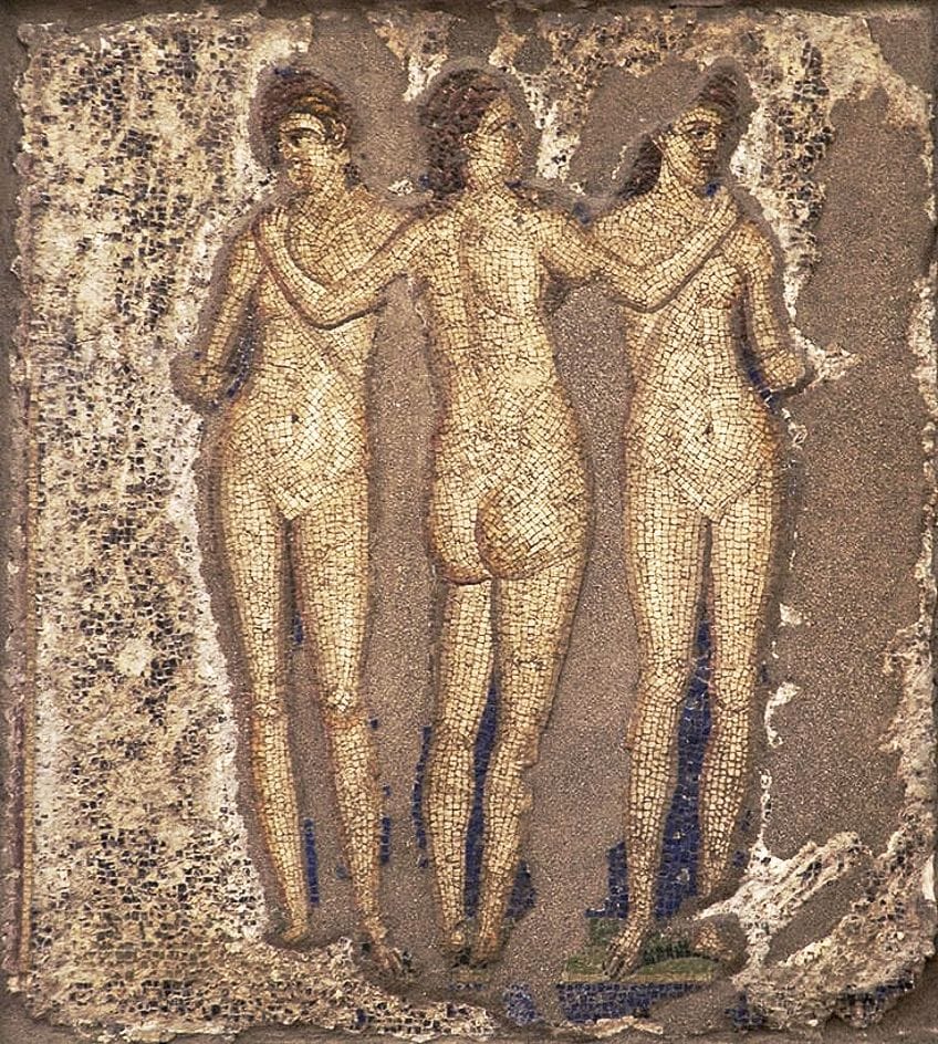 Work of Ancient Roman Mosaic