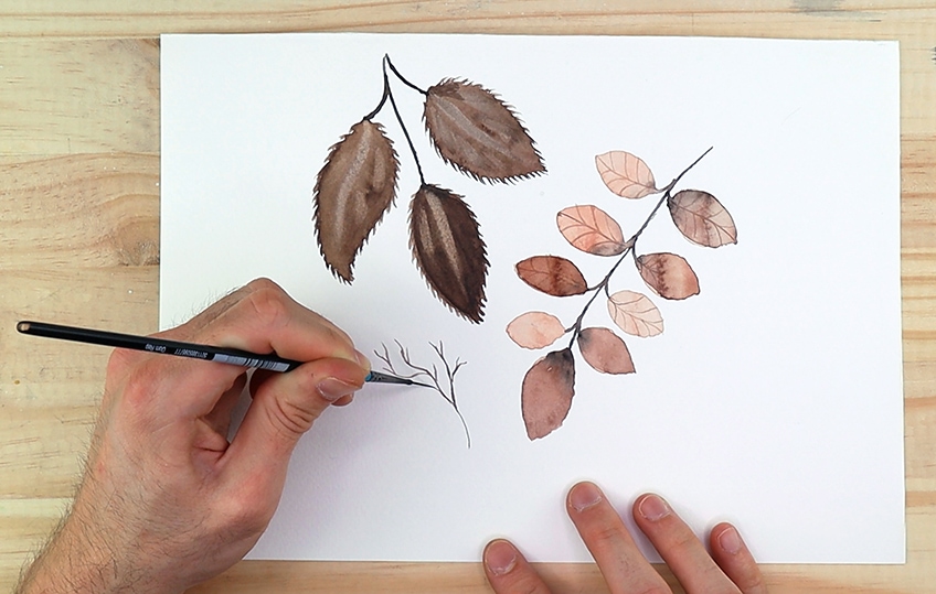 leaves painting 3b