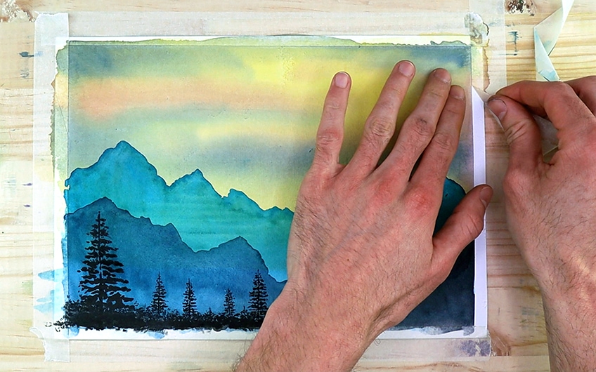 painting mountains 5d