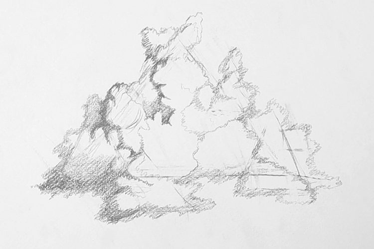 How to Draw Realistic Clouds Pencil Skyscape Drawing Lesson