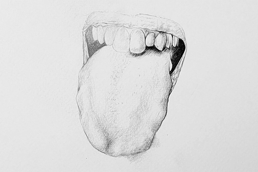 tongue sketch 12