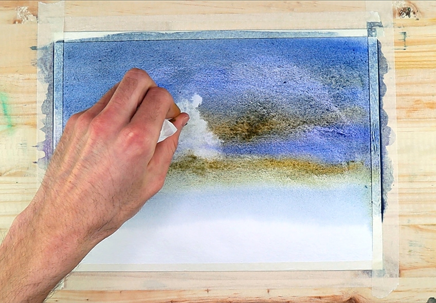 watercolor clouds 2a