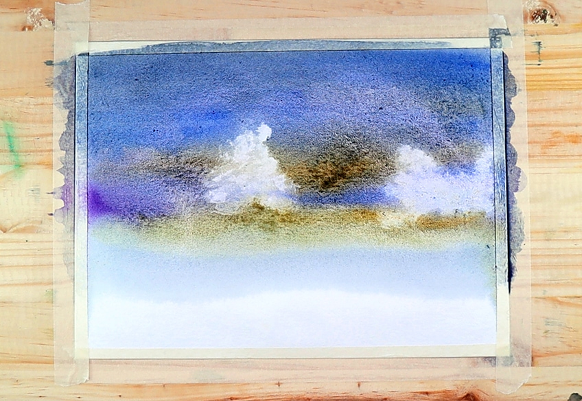 watercolor clouds 2b