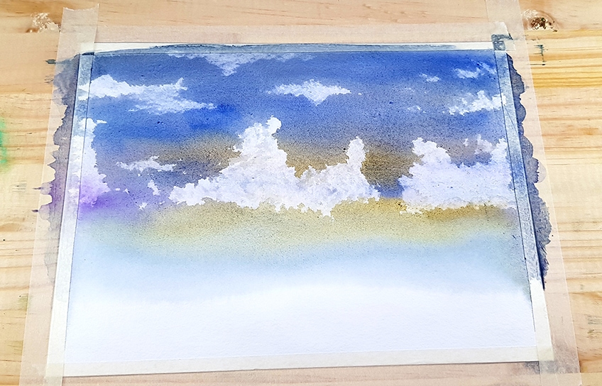 watercolor clouds 2f