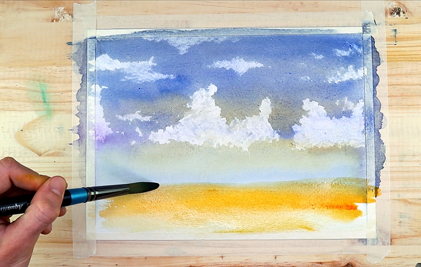 watercolor clouds 3a