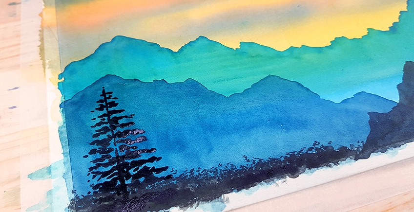 watercolor landscapes 5b