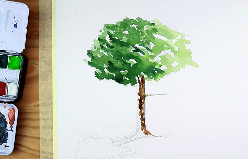 watercolor trees 4b