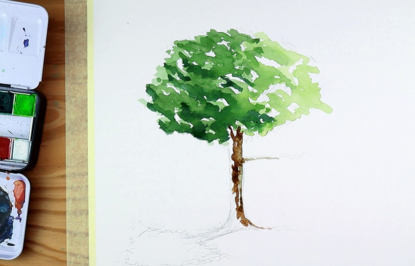 How to Paint Watercolor Trees An Easy Guide to Watercolor Trees