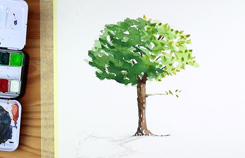 How to Paint Watercolor Trees An Easy Guide to Watercolor Trees