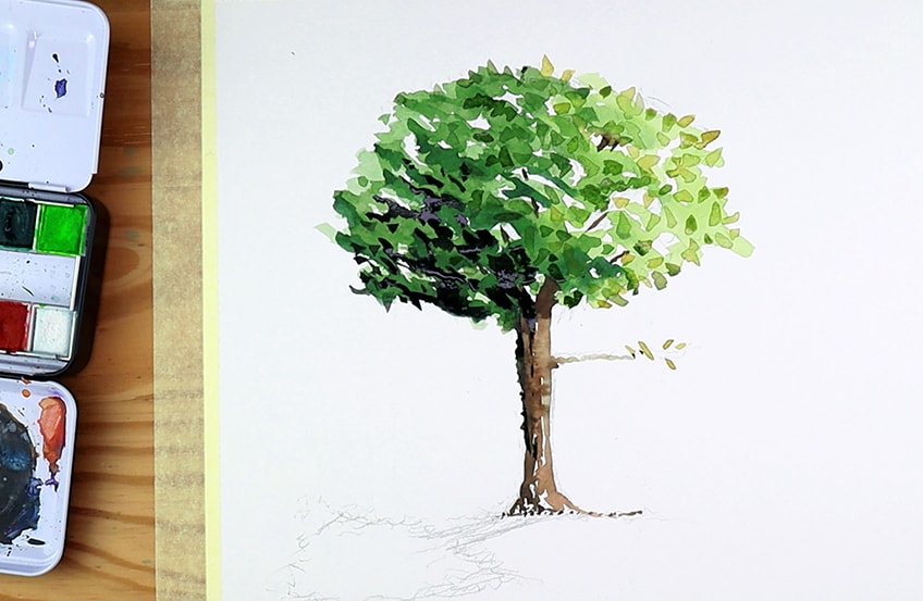 watercolor trees 6a